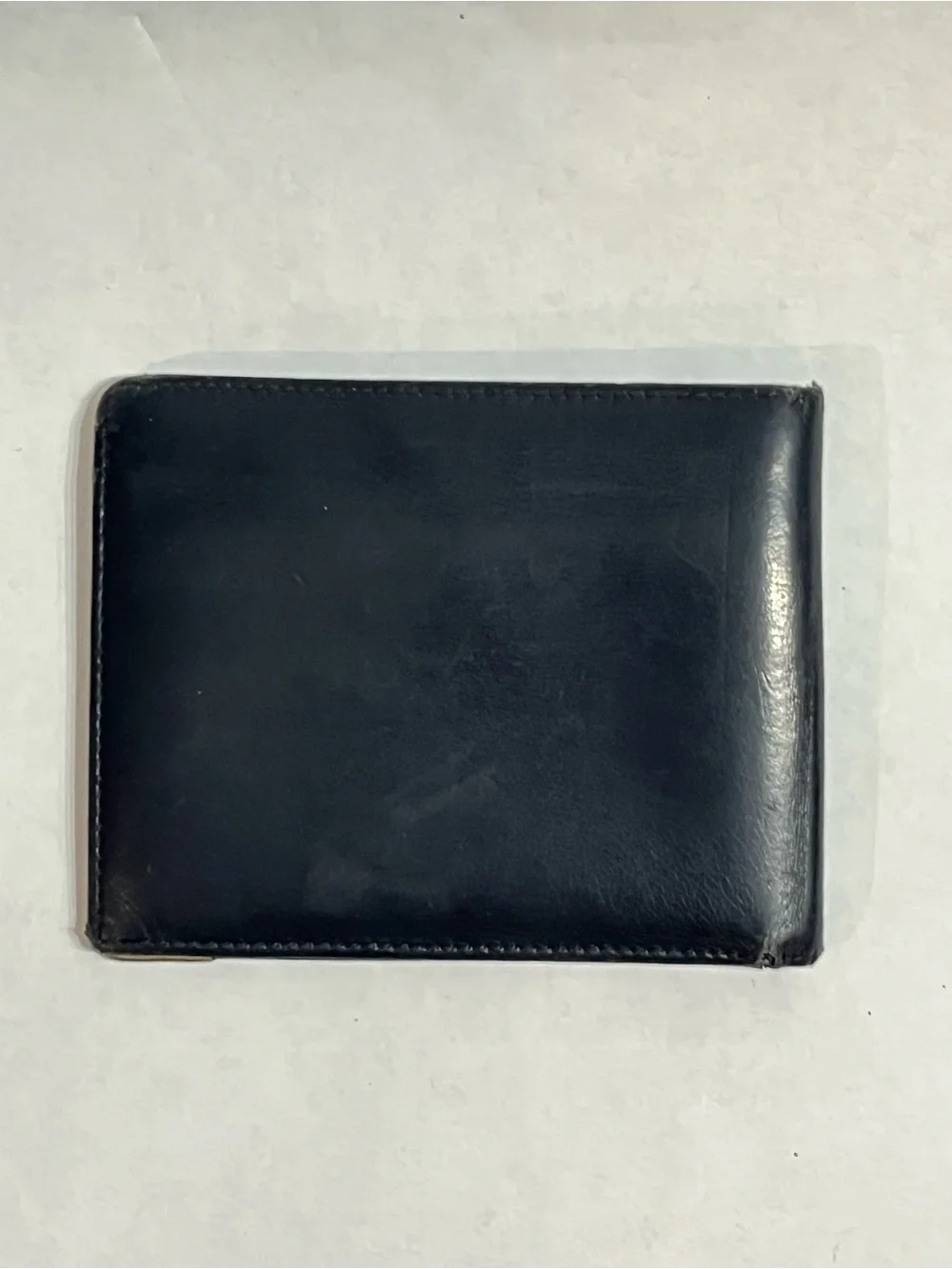 Celine Vintage Blason Black Leather Bifold Wallet